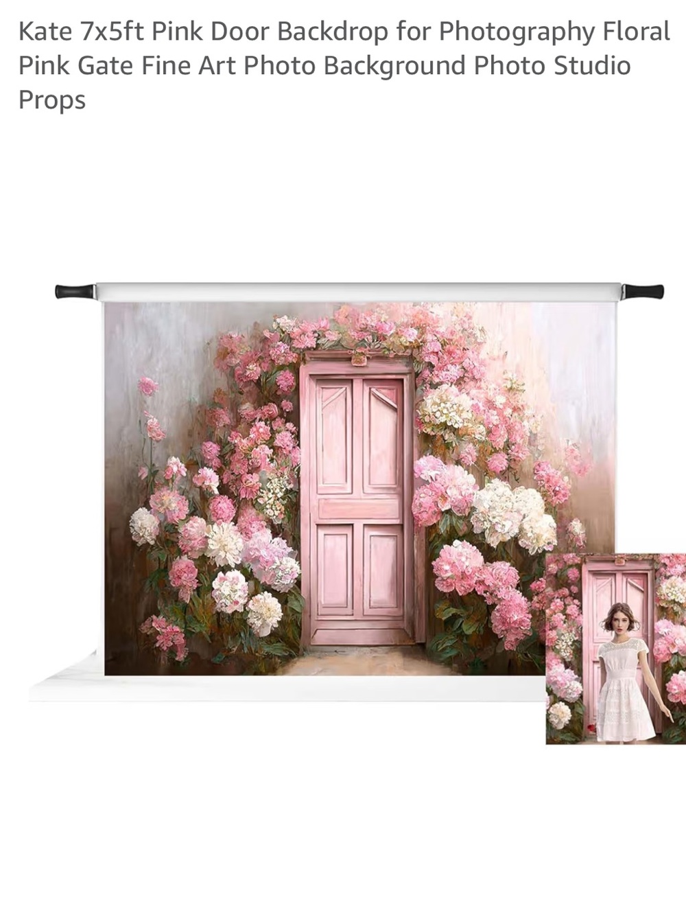 Kate 7x5 floral spring backdrop